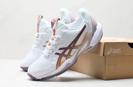 ASICS Gel-Resolution 8 Women's Tennis Shoes - Mint Tint/Blue Bliss, versión blanca